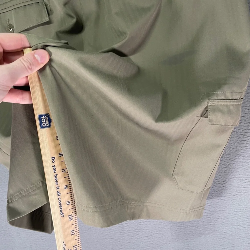 Mens Cargo Shorts Lot Size‎ 42 Island Republic Khaki Utility Hiking 2 Pair